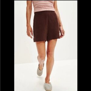 Amour Vert Silky Cupro Shorts NWT